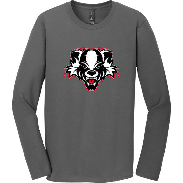 Scary Badgers Softstyle Long Sleeve T-Shirt