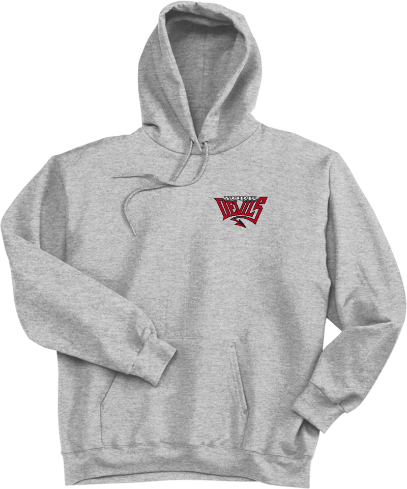 York Devils Ultimate Cotton - Pullover Hooded Sweatshirt