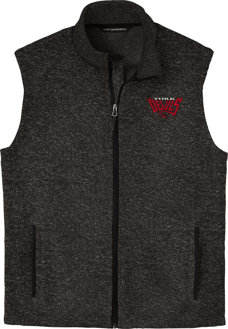 York Devils Sweater Fleece Vest