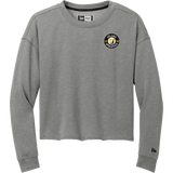 Upland Country Day School New Era Ladies Tri-Blend Fleece Crop Crew