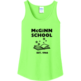 McGinn Elementary 'Book' Women's Core Cotton Tank Top
