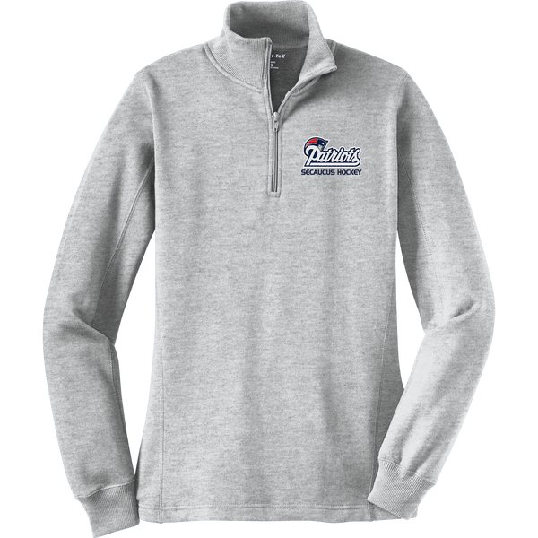 Secaucus Patriots Ladies 1/4-Zip Sweatshirt