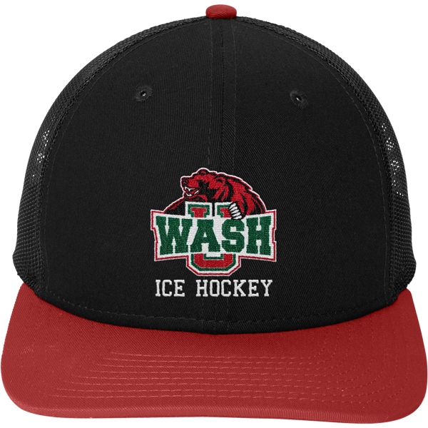 Wash U New Era Snapback Low Profile Trucker Cap