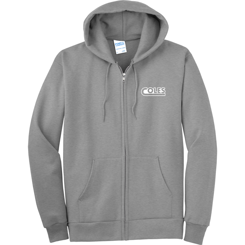 Coles Elementary "Checkered Tiger" Full-Zip Hooded Sweatshirt