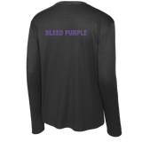 Curry College (Bleed Purple Hockey) Long Sleeve PosiCharge Competitor Tee