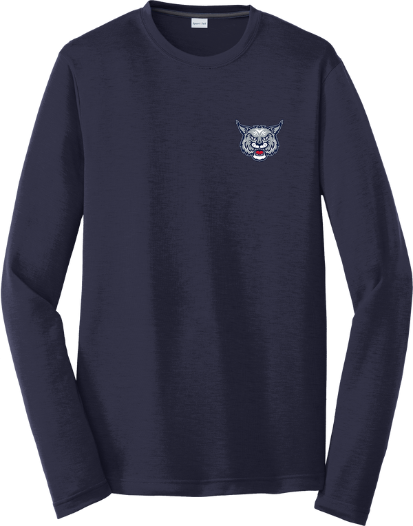 CT Bobcats Long Sleeve PosiCharge Competitor Cotton Touch Tee