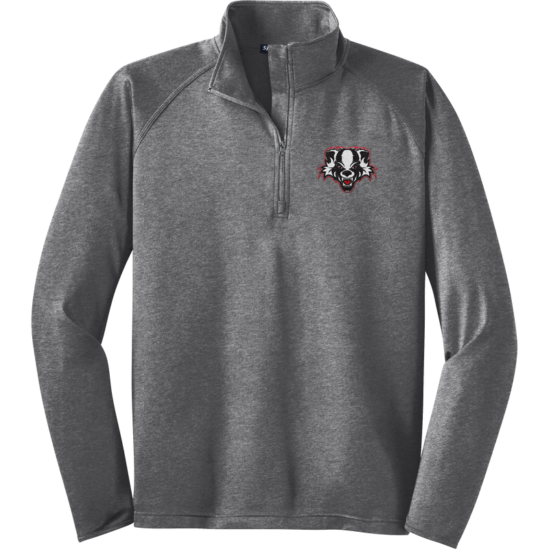 Scary Badgers Sport-Wick Stretch 1/4-Zip Pullover