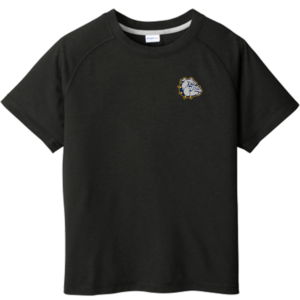 Chelsea Bulldogs Youth PosiCharge Tri-Blend Wicking Raglan Tee